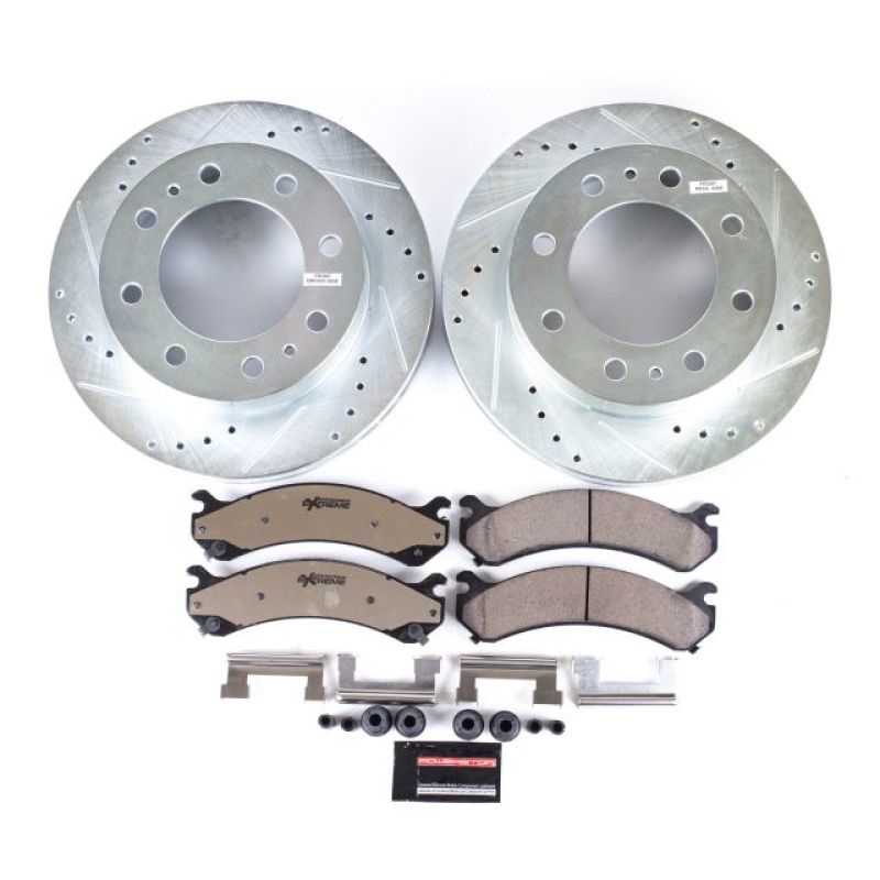 Power Stop 02-04 Chevrolet Avalanche 2500 Front Z36 Truck & Tow Brake Kit Brake Kits - Performance D&S PowerStop