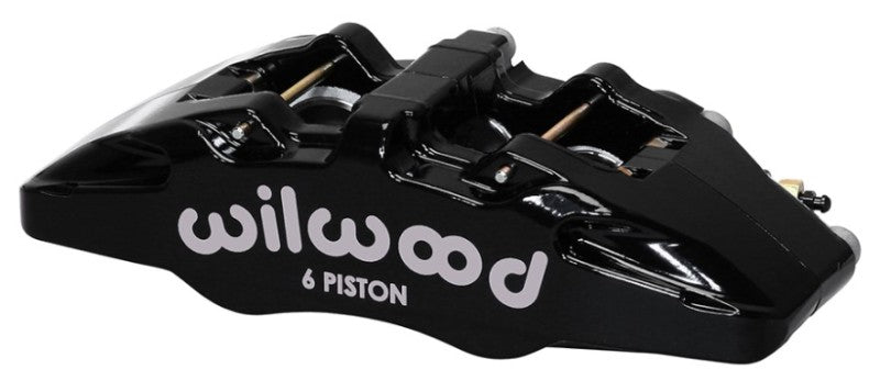 Wilwood Caliper-Forged Dynapro 6 5.25in Mount-R/H 1.38/1.00/1.00in Pistons .81in Disc Brake Calipers - Perf Wilwood