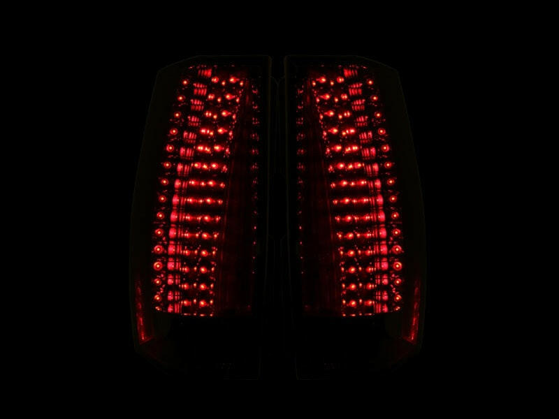 ANZO 2007-2011 Cadillac Escalade LED Taillights Chrome Tail Lights ANZO