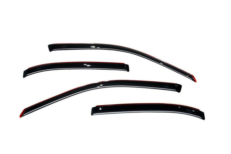 AVS 01-05 Honda Civic Ventvisor In-Channel Front & Rear Window Deflectors 4pc - Smoke Wind Deflectors AVS