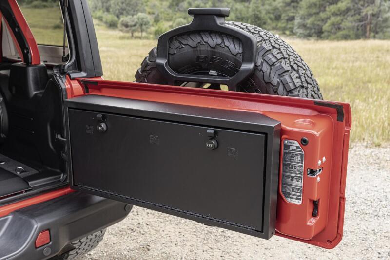 Tuffy Tailgate Lockbox W/ Combo Lock For Jeep Wrangler Cargo Boxes & Bags Tuffy Products