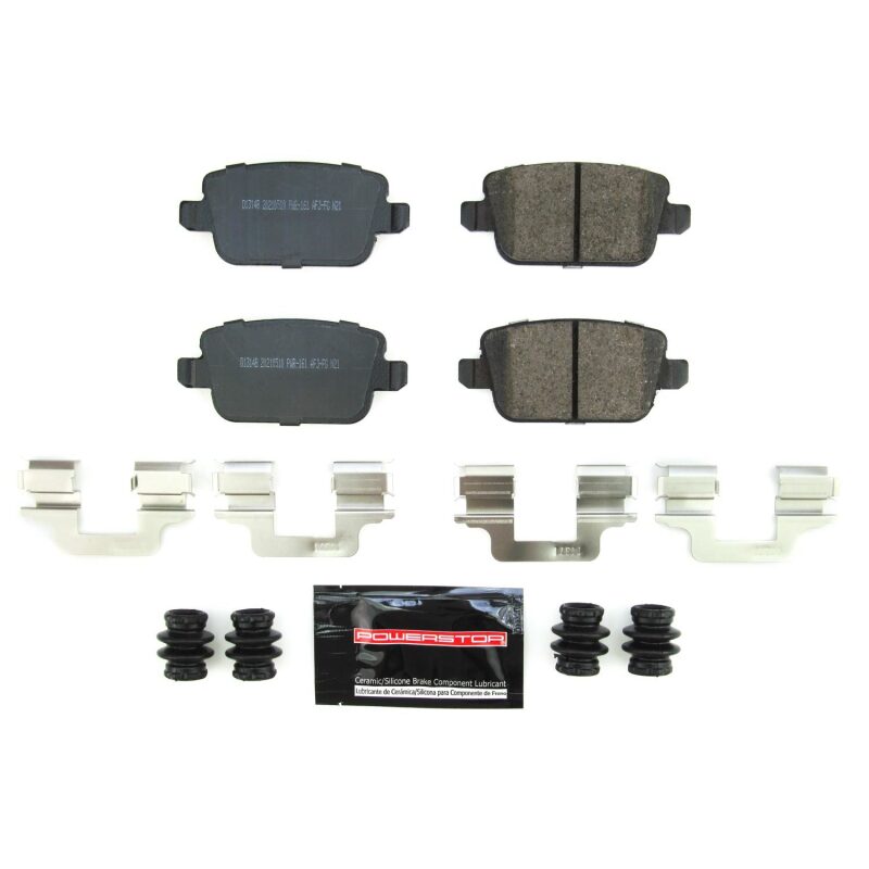 Power Stop 08-12 Land Rover LR2 Rear Z23 Evo Sport Brake Pads w/Hardware Brake Pads - Performance PowerStop