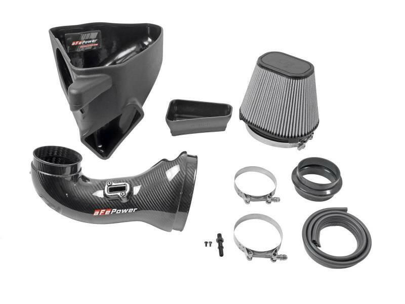 aFe 17-12 Chevrolet Camaro ZL1 (6.2L-V8) Track Series Carbon Fiber CAI System w/ Pro-DRY S Filters Cold Air Intakes aFe