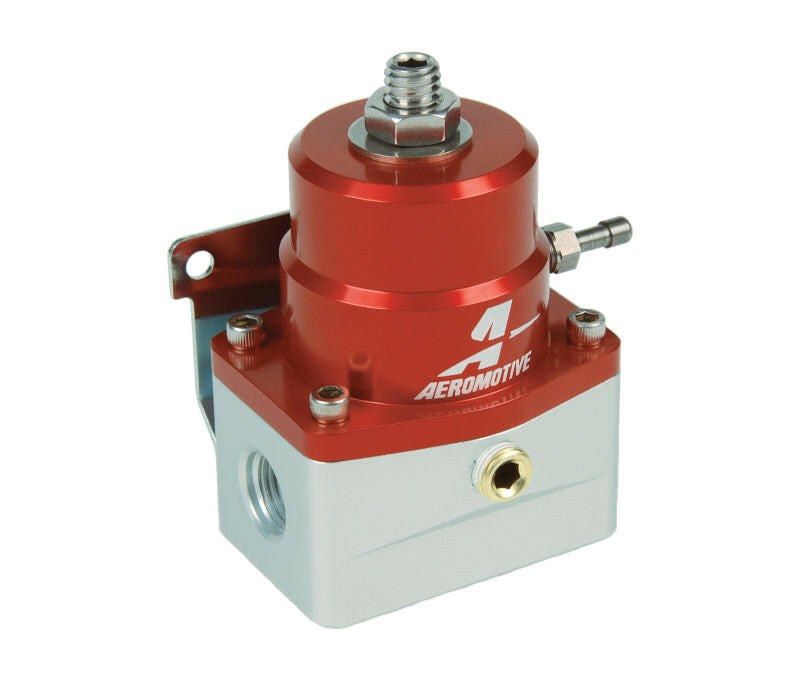 Aeromotive A1000-6 Injected Bypass Adjustable EFI Regulator (2) -6 Inlet/(1) -6 Return Fuel Pressure Regulators Aeromotive