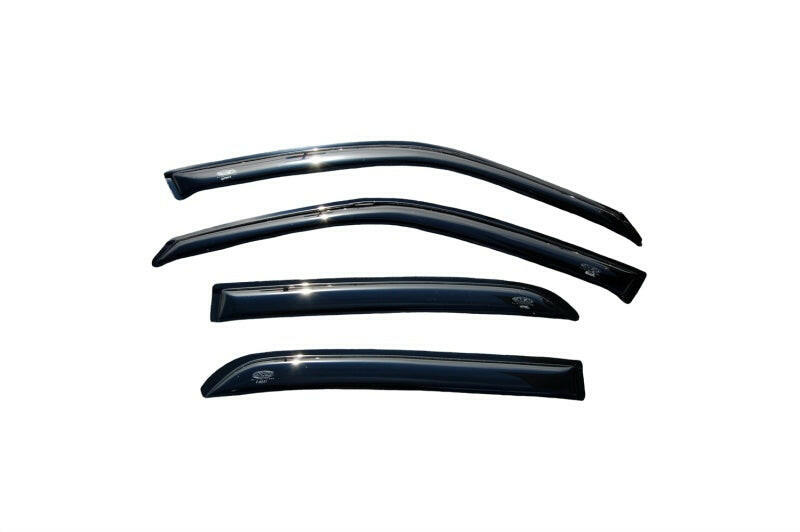 AVS 98-11 Ford Crown Victoria (Short Rears) Ventvisor Outside Mount Window Deflectors 4pc - Smoke Wind Deflectors AVS