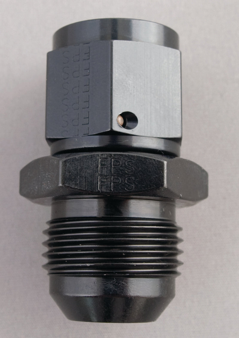 Fragola -8AN Nut x -6AN Male Swivel Reducer - Black Fittings Fragola