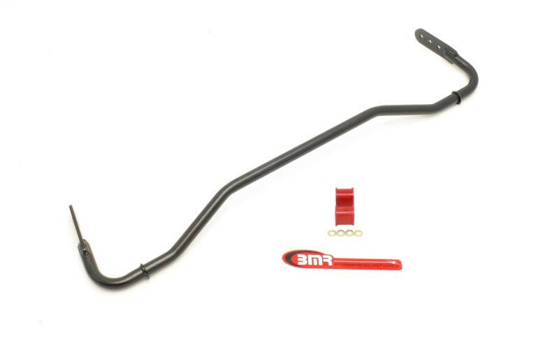 BMR 08-09 Pontiac G8 Rear Hollow 22mm Adj. Sway Bar Kit w/ Bushings - Black Hammertone Sway Bars BMR Suspension
