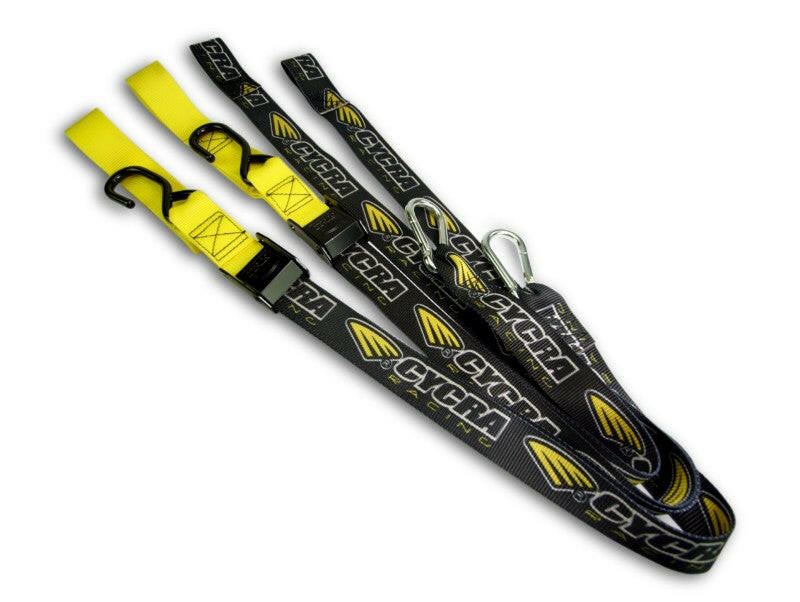 Cycra Tie Down Set - Yellow Cargo Tie-Downs Cycra