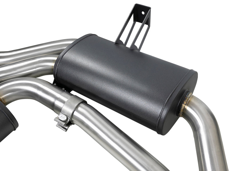 aFe MACH Force-Xp 2.5in 304 SS Cat-Back Exhaust w/ Polished Tips 01-06 BMW M3 Catback aFe