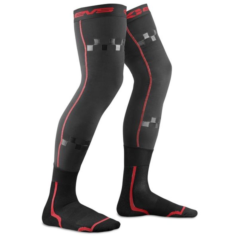 EVS Fusion Sock Combo Black/Red - Large/XL Footwear EVS