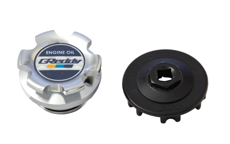 GReddy Type-B Oil Filler Cap Honda - Chrome Oil Caps GReddy