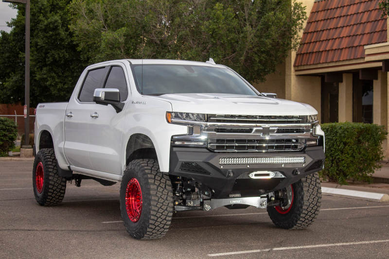 Addictive Desert Designs 2019 Chevrolet Silverado 1500 SF Front Bumper w/ Winch Mount&Sensor Cutout Bumpers - Steel Addictive Desert Designs
