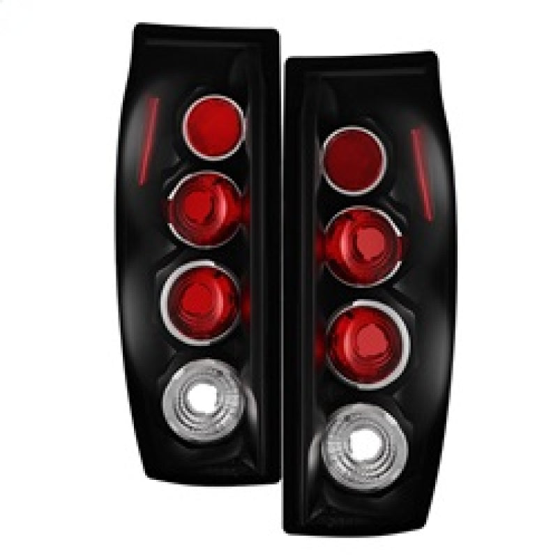 Spyder Chevy Avalanche 02-06 Euro Style Tail Lights Black ALT-YD-CAV04-BK Tail Lights SPYDER