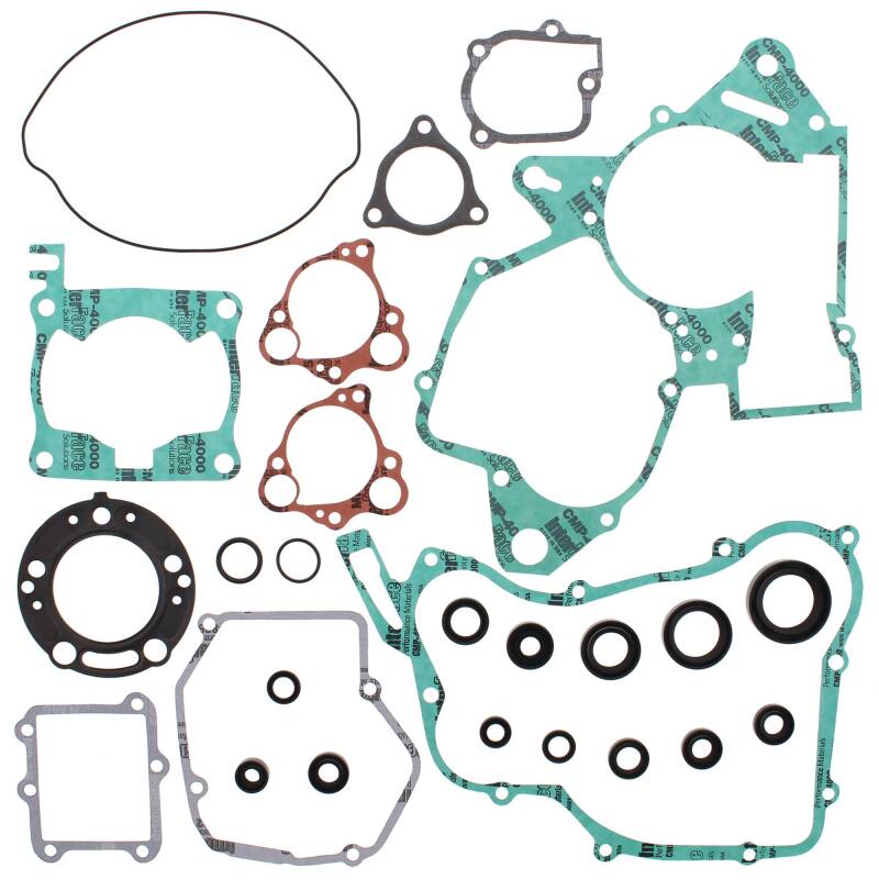 Vertex Gaskets 2003 Honda CR125R Complete Gasket Kit w/ Oil Seals Engine Hardware Vertex Pistons