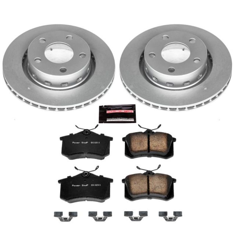 Power Stop 00-04 Audi A6 Quattro Rear Z23 Evolution Sport Coated Brake Kit Brake Kits - Performance D&S PowerStop