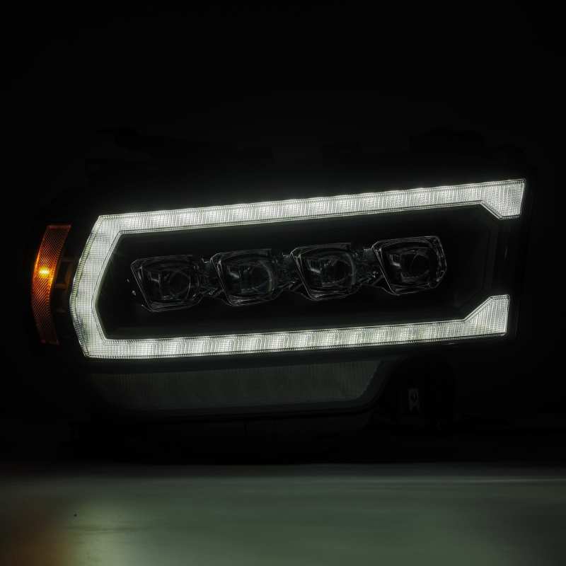 AlphaRex 19-21 Ram 2500 NOVA LED Proj Headlights Plank Style Black w/Activ Light/Seq Signal/DRL Headlights AlphaRex