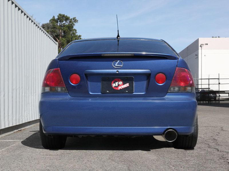 aFe Lexus IS300 01-05 L6-3.0L Takeda Cat-Back Exhaust System- Blue Tip Catback aFe