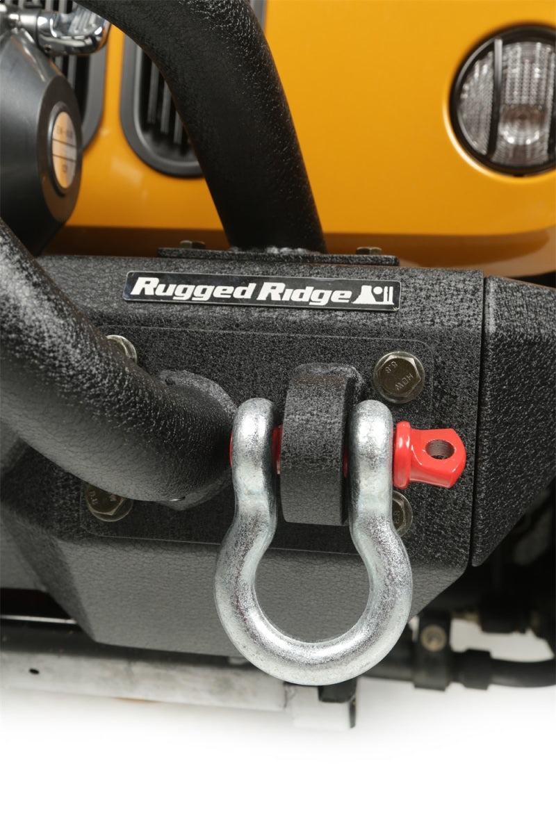 Rugged Ridge 3/4in 9500lb D-Shackle Set Shackle Kits Rugged Ridge