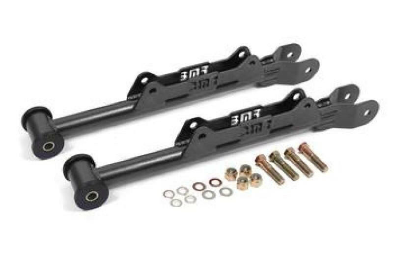 BMR 2010-2015 Chevrolet Camaro Rear DOM Lower Control Arms - Black Hammertone Control Arms BMR Suspension