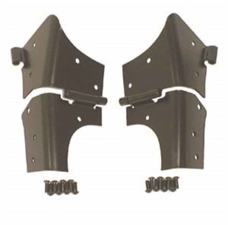 Rugged Ridge 97-06 Jeep Wrangler TJ Black Windshield Hinges Hardware - Singles Rugged Ridge