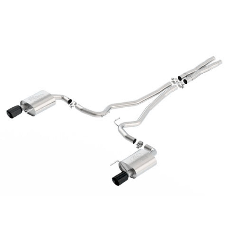 Ford Racing 2015 Mustang 5.0L Sport Cat-Back Exhaust System Black Chrome Catback Ford Racing