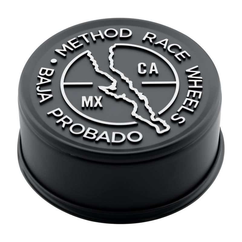Method Cap 108mm Baja Push Thru - Black Wheel Center Caps Method Wheels