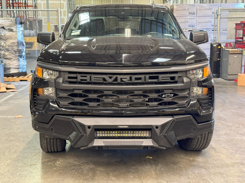 Go Rhino 22-26 GM Silverado/Sierra 1500 Element Front Bumper w/ Power Bar - Tex. Blk Bumpers - Steel Go Rhino