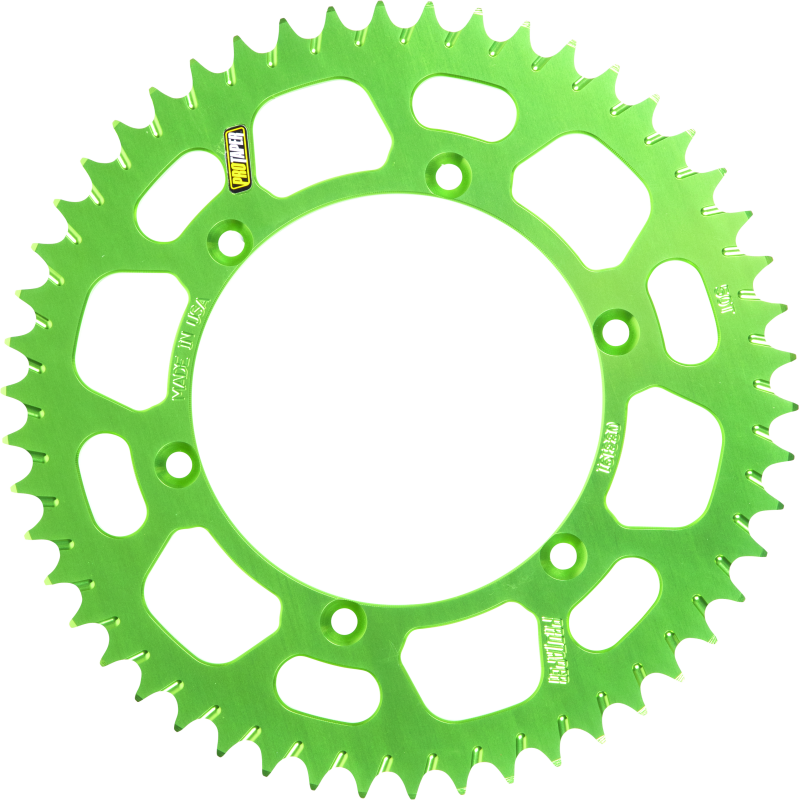 ProTaper Kawasaki Rear Green Sprocket - 49 Teeth Sprockets ProTaper