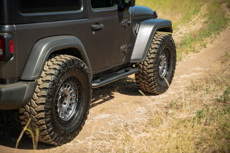 DV8 Offroad 2018+ Jeep Wrangler JL 2-Door Bolt-On OE Plus Side Steps Side Steps DV8 Offroad