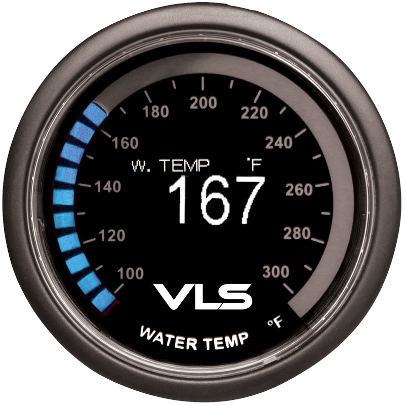 Revel VLS 52mm 100-300 Deg F Digital OLED Water Temperature Gauge Gauges Revel