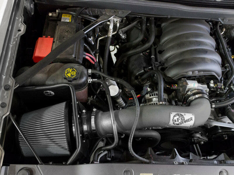 aFe Magnum FORCE Pro DRY S Stage-2 Intake 14-17 GM Silverado/Sierra 1500 5.3L/6.2L w/ Electric Fan Cold Air Intakes aFe