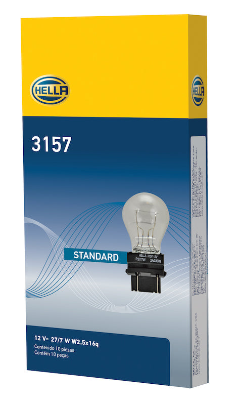 Hella Bulb 3157 12V 27/7W W2.5x16q S8 Bulbs Hella