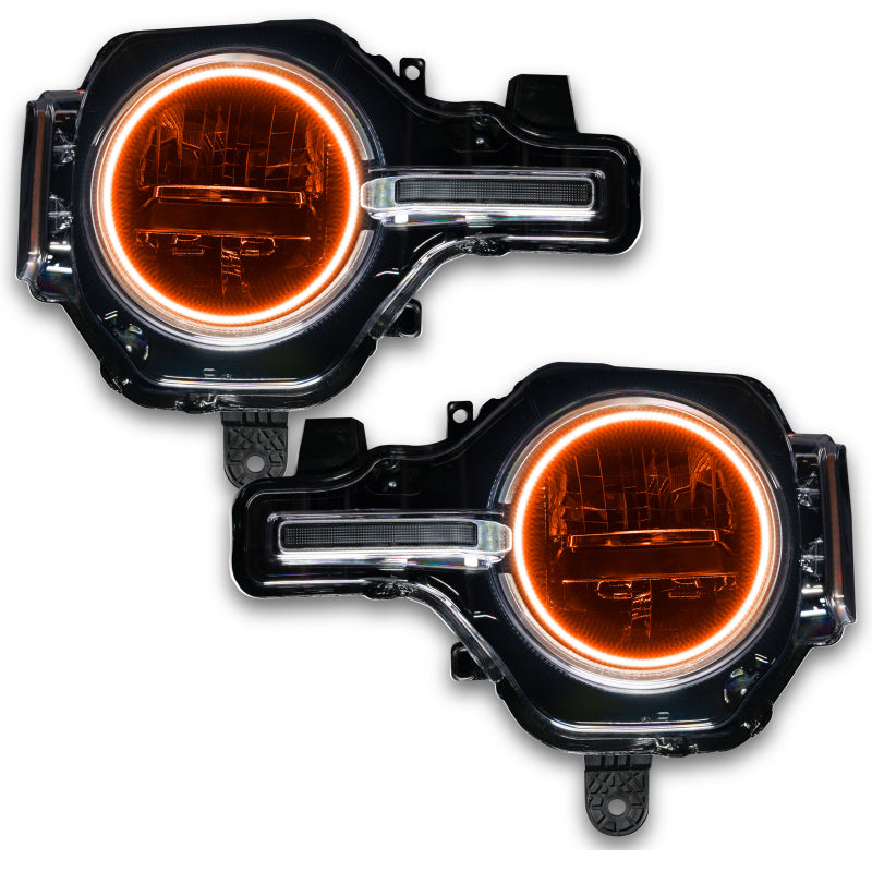Oracle 2021 Ford Bronco Base Headlight LED Halo Kit - ColorSHIFT - w/ RF Controller Headlights ORACLE Lighting