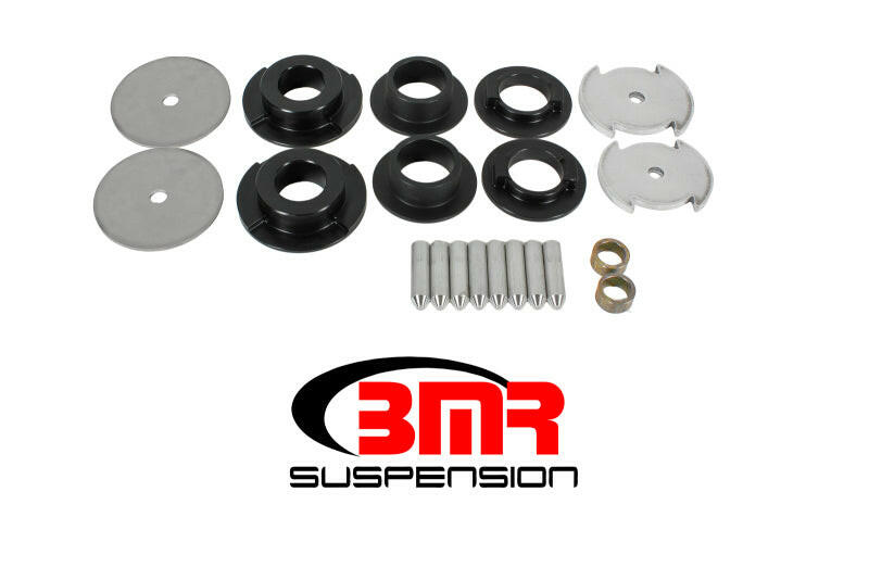 BMR 16-17 6th Gen Camaro Rear Cradle Lockout Bushing Kit - Black Differential Bushings BMR Suspension