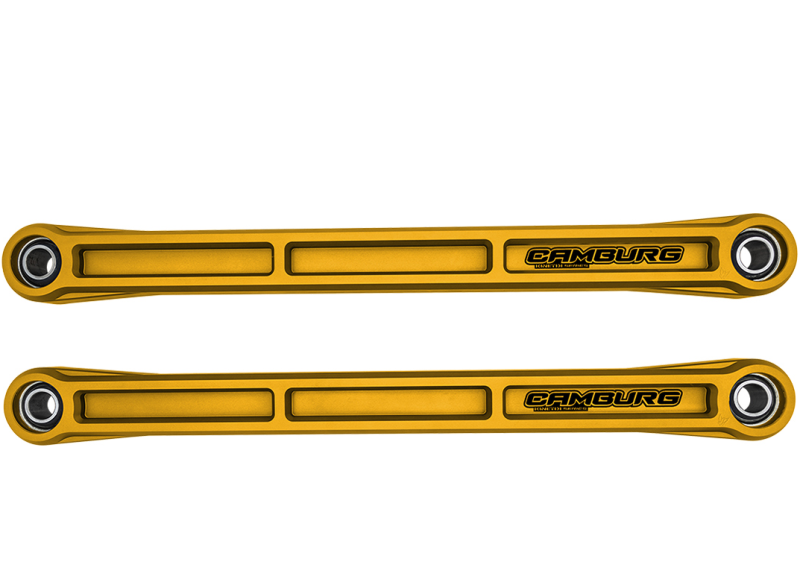 Camburg Ford Bronco 21-23 KINETIK Series Rear Billet Lower Trailing Arm Kit (Gold) Suspension Arms & Components Camburg