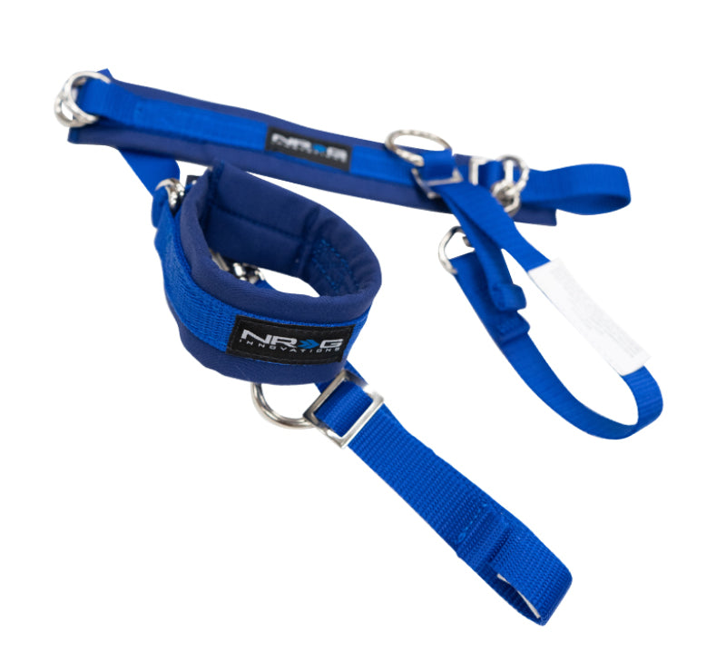 NRG SFI 3.3 Arm Restraints One Pair - Blue Seat Belts & Harnesses NRG