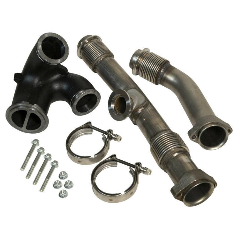 BD Diesel UpPipe Kit - Ford 2004.5-2007 6.0L Powerstroke w/EGR Connector Connecting Pipes BD Diesel