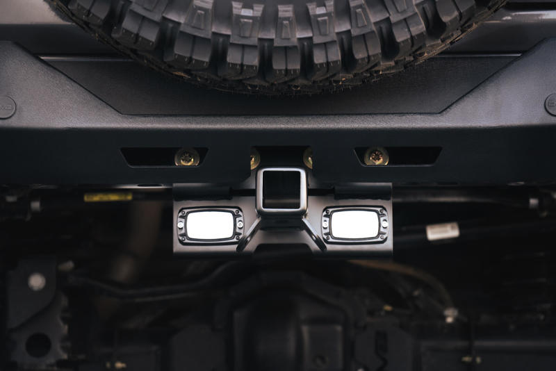DV8 Offroad 07-21 Jeep Wrangler (JK/JL) Bolt-On Hitch w/ Lights Hitch Receivers DV8 Offroad