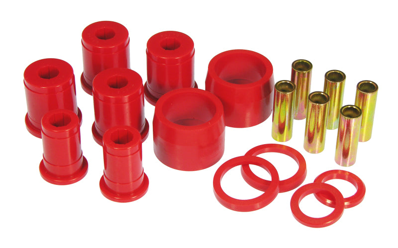 Prothane 65-70 GM Full Size Rear Upper/Lower Control Arm Bushings - Red Bushing Kits Prothane