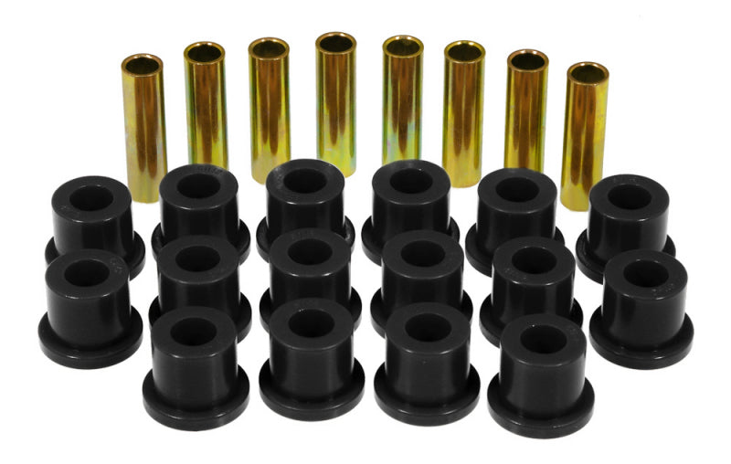 Prothane 68-72 Ford F100/150 2wd Rear Spring & Shackle Bushings - Black Bushing Kits Prothane