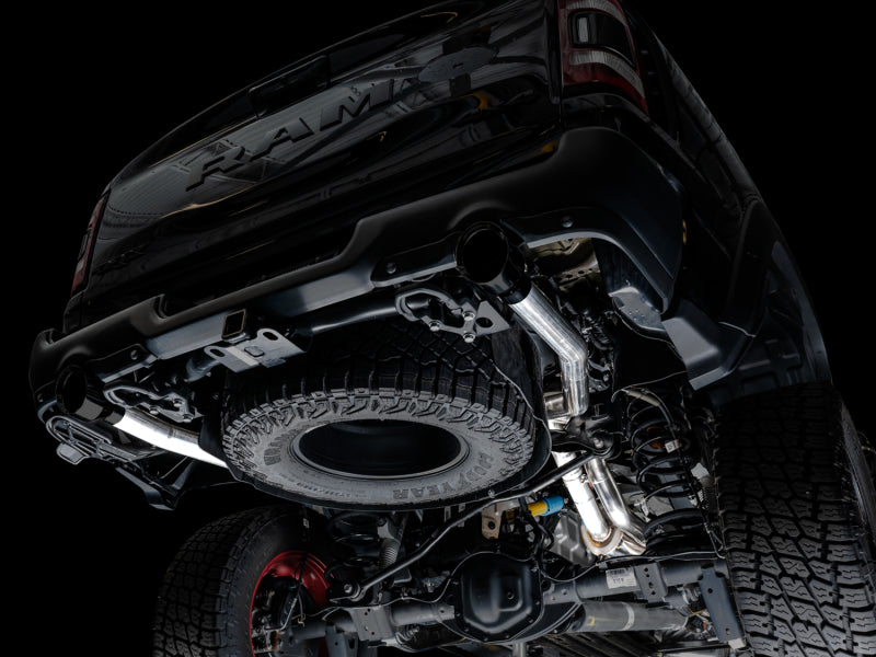 AWE Tuning 2021 RAM 1500 TRX 0FG Cat-Back Exhaust - Diamond Black Tips Catback AWE Tuning