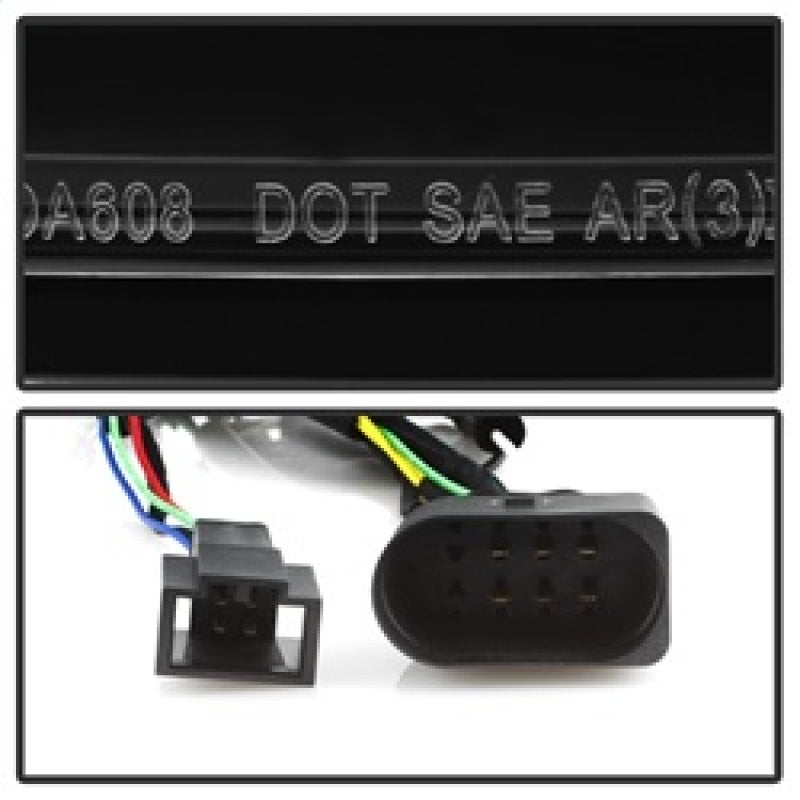 Spyder 09-12 Audi A6 LED Tail Lights - Black (ALT-YD-AA609-LED-BK) Tail Lights SPYDER