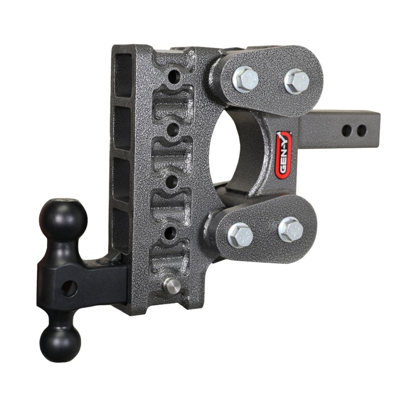 Gen-Y The Boss Torsion-Flex 2in Shank 7.5in Drop 1.7K TW 16K Hitch w/GH-051 Dual-Ball Hitch Receivers GEN-Y Hitch