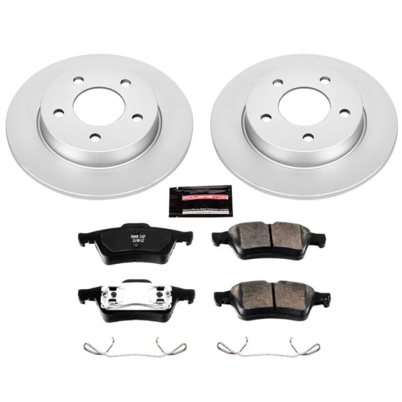 Power Stop 04-05 Mazda 3 Rear Z17 Evolution Geomet Coated Brake Kit Brake Kits - Performance Blank PowerStop