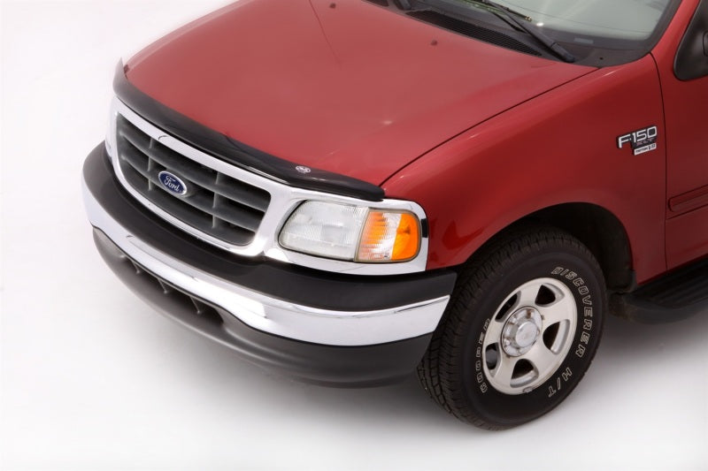 AVS 97-03 Ford F-150 Bugflector Medium Profile Hood Shield - Smoke Stone/Bug Deflectors AVS