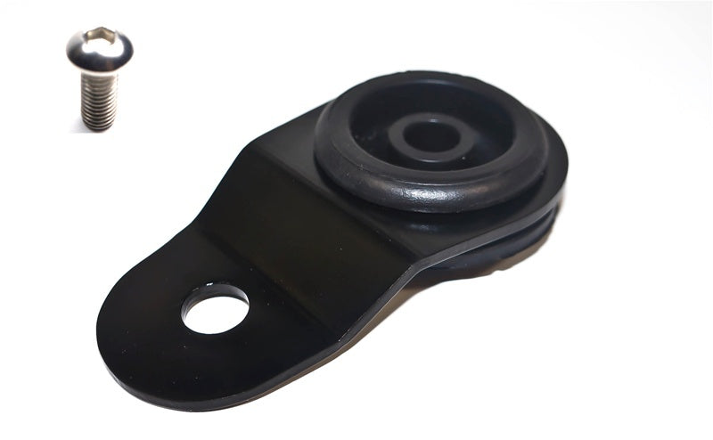 Torque Solution Radiator Mount w/ Insert ( Black ) : Mitsubishi Evolution 7/8/9 Radiator Stays Torque Solution
