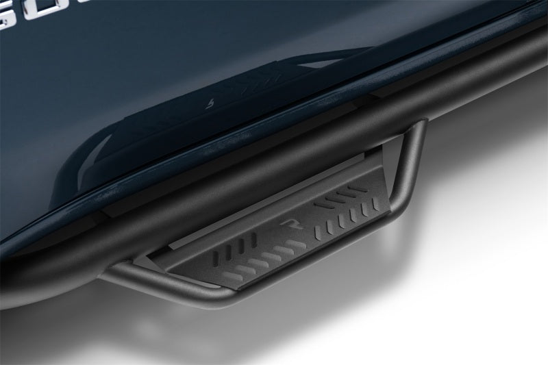 N-Fab Podium LG 2019 Chevy/GMC 1500 Crew Cab - Cab Length - Tex. Black - 3in Side Steps N-Fab