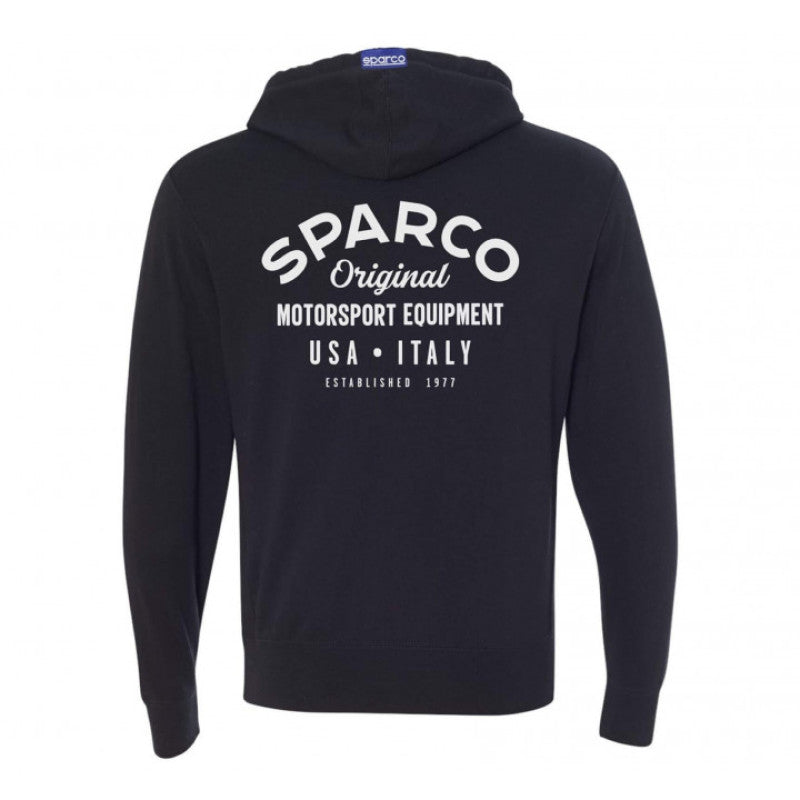 Sparco Sweatshirt ZIP Garage BLK - Small Sweatshirts SPARCO