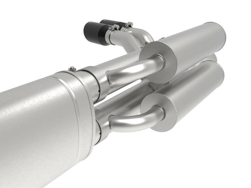 aFe Rebel Series 3in 409 SS Cat-Back Exhaust w/ Black Tips 17-20 Ford F-250/F350 V8 6.2L/7.3L Catback aFe