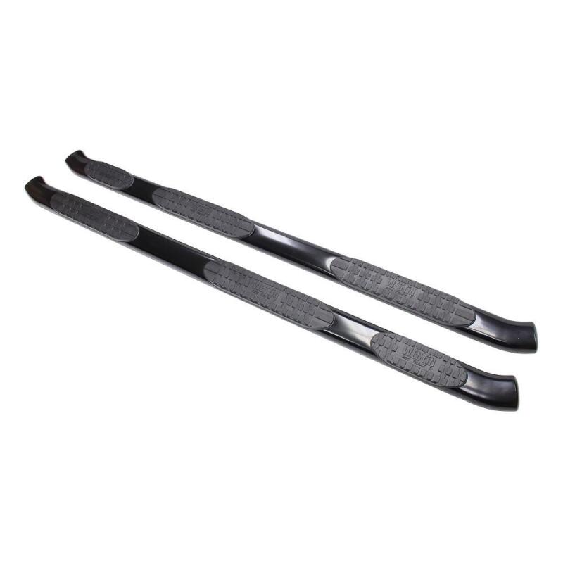 Westin 07-18 Chevy Silv 25/3500 Crew (8ft) (Excl Dually) PRO TRAXX 5 WTW Oval Nerf Step Bars - Blk Nerf Bars Westin
